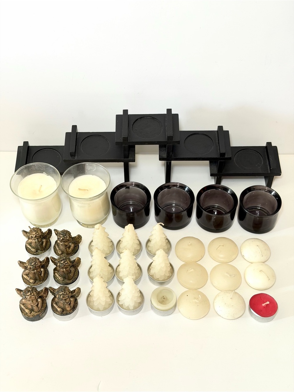 Tea Light Candle & Decor Holder Bundle Lot - 30+ Pieces